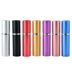 5 ml parfumspray glazen fles met aluminium omhulsel